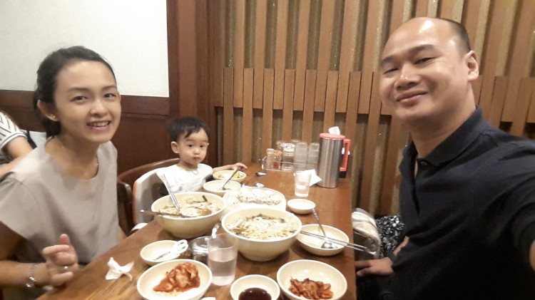 Myeongdong Kyoja. Last meal in Seoul